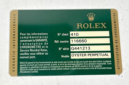 Original rolex 116660 - rolex,
