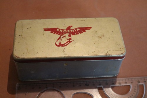 Tolle alte blechdose phoenix - alte, ,
