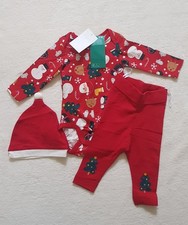 🎅🎄H&M Baby-Set Gr. 62, 2-4 M, Weihnachts-Set, Weihnachts-Dreiteiler🎄🎅