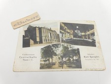 TOP POSTKARTE 1908  Plauen im Vogtland Centralhalle mehrbild Restauration