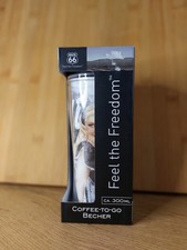 Thermobecher 300ml Route 66 Travel Mug Coffee to Go BECHER Marilyn Monroe NEU