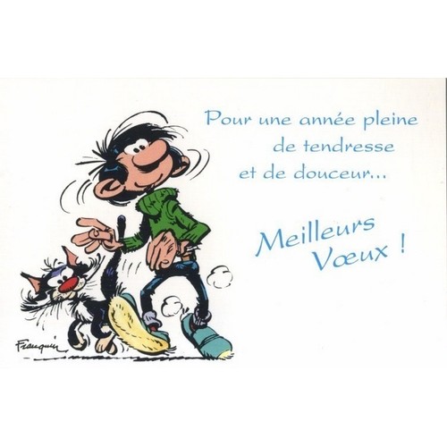 Postkarte dalix gaston - gaston, lagaffe