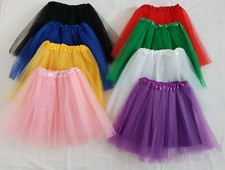 Tütü Tutu Ballettrock Tüll Tüllrock Tüll Rock Petticoat mit Innenrock Fasching 