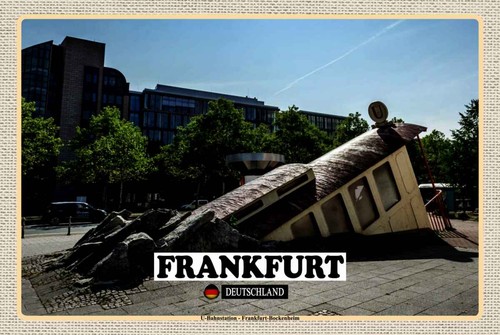 Holzschild 20x30 frankfurt - cm,