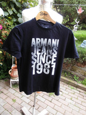 ARMANI HERREN SHIRT MIT AUFDRUCK GR M