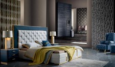 Lederbett Bett Betten Polster