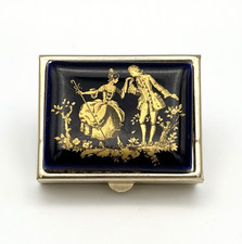 Vintage pillendose antik - pillendose,
