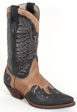 Cowboystiefel Westernstiefel Line Dance Catalan Texas Leder Vintage Sancho 42