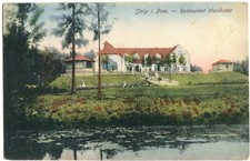 AK STOLP /Pommern /SLUPSK Restaurant WALDKATER 1922