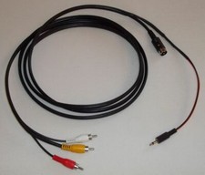 Commodore CBM 610 Monitor TV Kabel (Video+Audio)