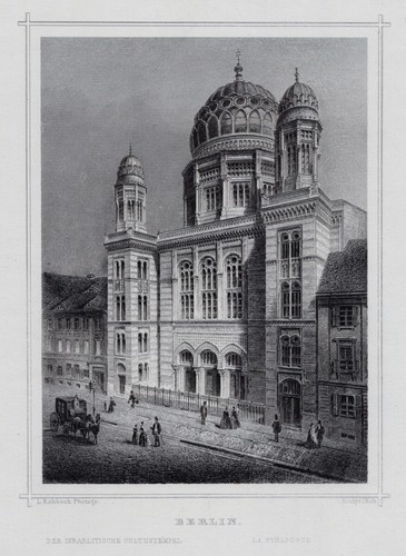 Berlin die neue - berlin:, synagoge