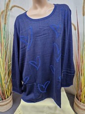 Sheego Pullover Blau Langarm