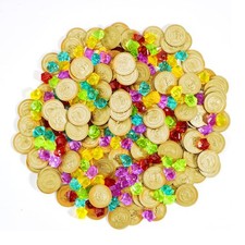 160 Stück Piraten Goldmünzen