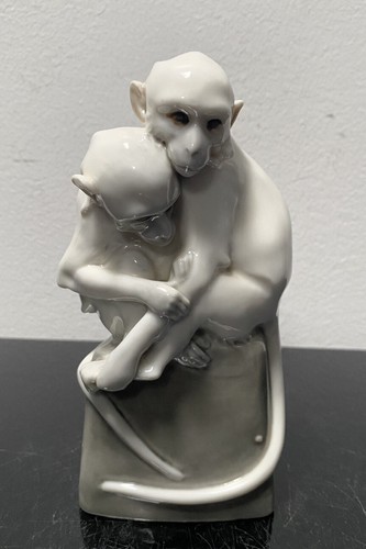 Porzellan figur affenpaar - porzellan,, figur,