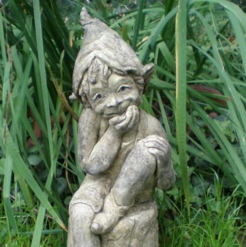Steinfigur garten hunsrück - steinfigur,