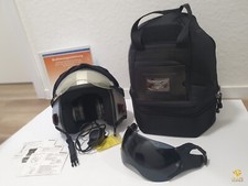Bundeswehr Helm Pilotenhelm Bodencrew Lärmschutzhelm PTT Headset ARMY CeoTronics