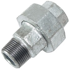 Temperguss Fitting verzinkt