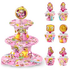 Princess peach party set super - party,