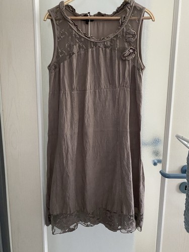 Damen sommerkleid 100 leinen - sommerkleid,