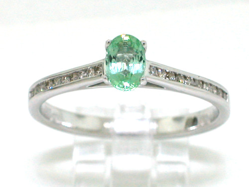 Paraiba turmalin ring 585 - paraiba,