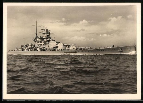 Schlachtschiff scharnhorst - ak,