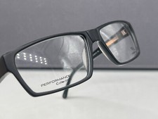 Jaguar Brille Herren Schwarz Rechteckig Vollrand 31801 NP: 255 €