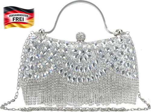 Glitzer strasssteine clutch - glitzer,