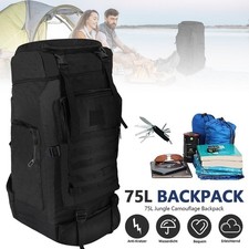 75L Rucksack Armee Trekking