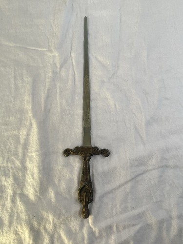 Antiker brieföffner dolchform - brieföffner,