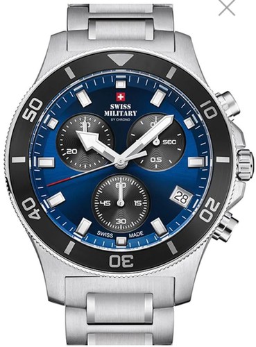 Swiss military chrono - military, by