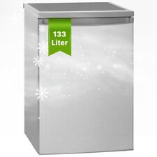 Bomann Vollraumkühlschrank VS 2185.1 inox, 133 L, LED-Beleuchtung, NEU