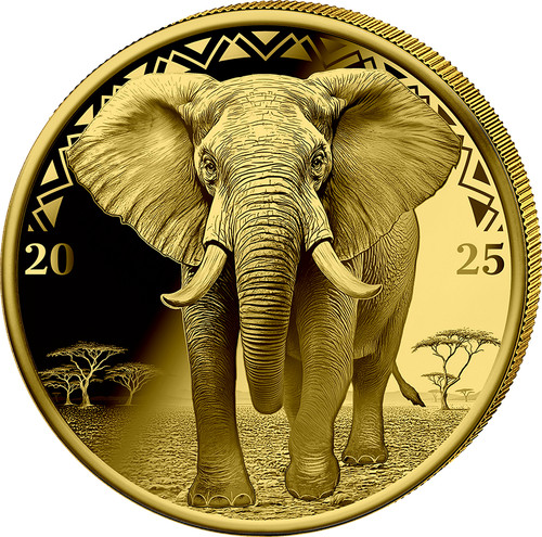 Gold african animals - gold,