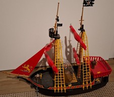 Piraten kaper Schiff rote