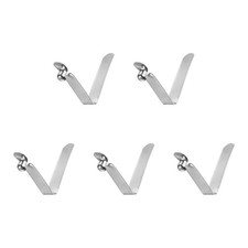 5 Stck. Einfacher Knopf Druckknopf Feder Clip 37 mm x 6 mm 65 mm Rohr Pfosten Clips