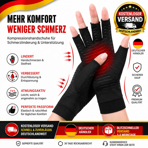 Kupfer arthritis handschuhe - kupfer,