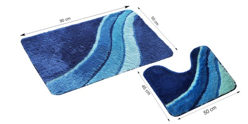 Teiliges badematten set - badematten,