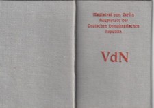 DDR Ausweis Blanco VDN