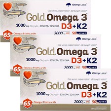 GOLD OMEGA 3 D3 + K2 - Fatty