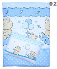 2 - 4tlg Kinderwagenset Baby Bettwäsche für Kinderwagen Bezüge Decke Kissen