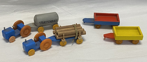 Konvolut ddr holz traktor - ddr,