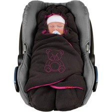 ByBoom Baby Einschlagdecke für Babyschale, Universal Winter Decke/Kuscheldecke/F