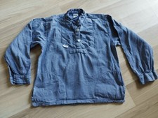 Fischerhemd Kinder Jungen Größe 110/116 Baumwolle blau weiß gestreift SMS Sima