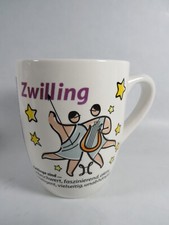 Tasse Henkeltasse Sternzeichen Zwilling 21. Mai - 21. Juni Sammlerstück