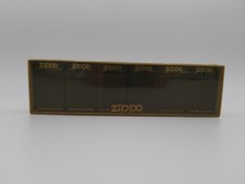 6 x Zippo Kunststoff BOX Schwarz  Aufbewahrung Leere Boxen Vintage 1980er