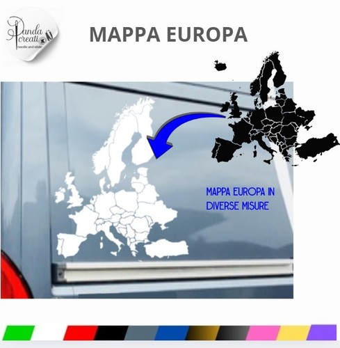 Aufkleber europa karte auto - aufkleber,