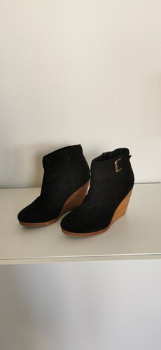 Knöchelhohe keilstiefelette - knöchelhohe,