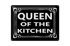 Blechschild Spruch 30x40 cm