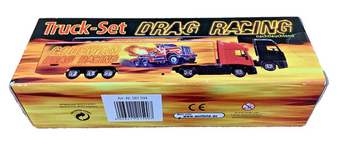 Miniatur truck set drag racing - truck,