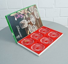 6 edle Nachtmann Bleikristall Untersetzer Vintage 1960er - 1970er Jahre RAR