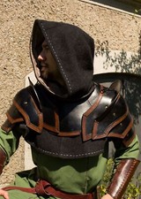 Schulterplatten u. Kragen aus